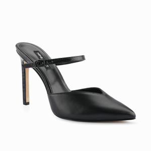 Nine West Tips Heel Mules - Black - Ireland (RG3457016)